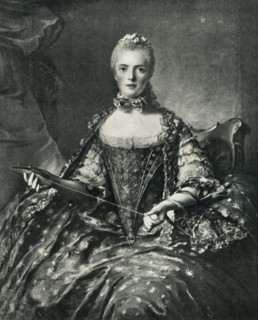 Madame Adélaïde tatting, 1756, (1903).  Creator: Unknown.