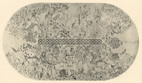 'Painting on the Ceiling of the Hall of Justice, No. 3', 1907.  Creator: Unknown.