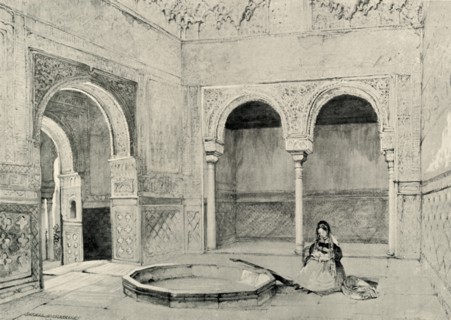 'Hall of the Abencerrages', 19th century, (1907). Creator: Unknown.