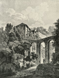 'View of the Acqueduct, near the Alhambra', 19th century, (1907). Creator: Unknown.