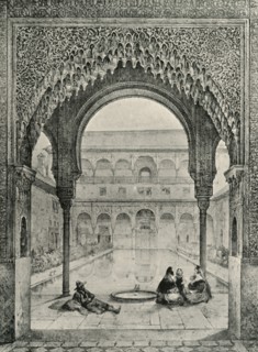 'Court of the Fish-Pond', 19th century, (1907). Creator: Unknown.