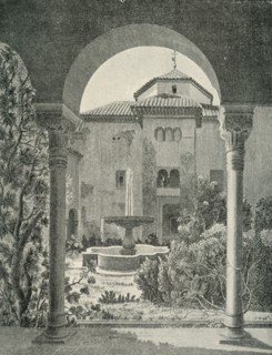 'The Garden of "Lindaraja".', 19th century, (1907).  Creator: Unknown.