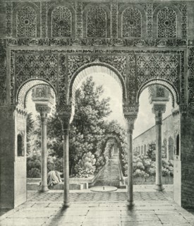 'Garden of the Generalife', 19th century, (1907).  Creator: Unknown.