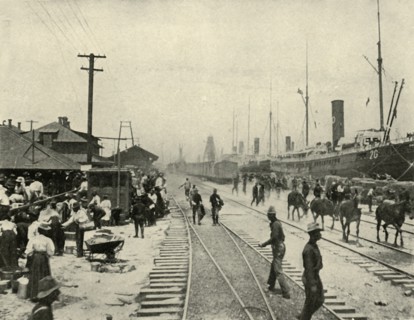 'Prisoners Released', Spanish-American War, June 1898, (1899). Creator: Burr McIntosh.