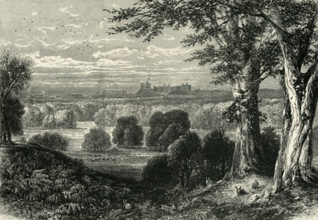 'The Castle, from Bishopsgate', c1870.