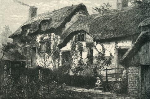 'Anne Hathaway's Cottage', c1870.
