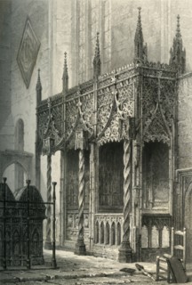 'The Tomb of the Howards. - Arundel Church', c1870.