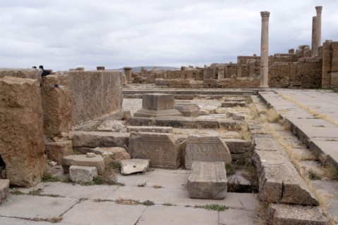 Algeria, Timgad, Forum