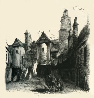 'The White Horse Hostel', c1870.