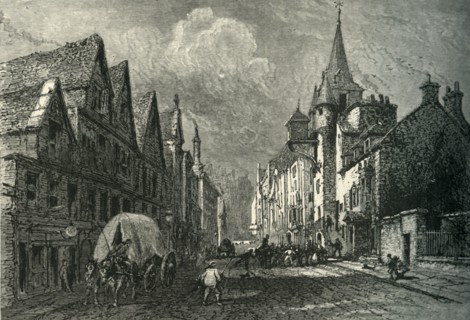 'The Canongate Tolbooth', c1870.