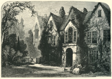 'Raleigh's House at Youghal', c1870.