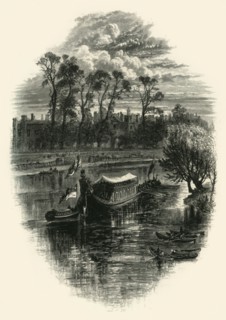 'A Gala Day at Hampton Court', c1870.
