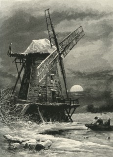 'The Old Hampton Windmill', c1870.