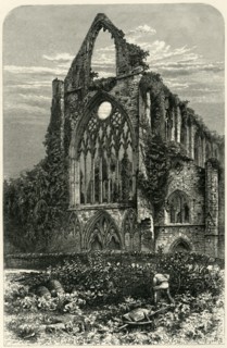 'West Front of Tintern Abbey', c1870.