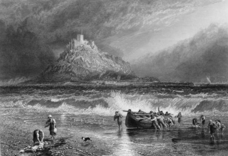 'St. Michael's Mount, Cornwall', c1870.