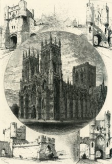 'The Minster and the Gates of York', c1870.