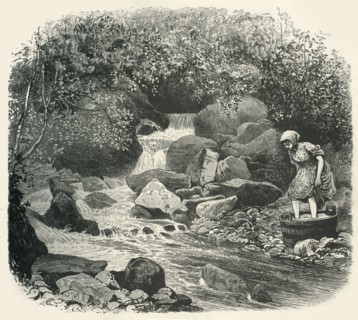 'On a Highland Stream', c1870.