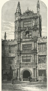 'Tower in the Schools' Quadrangle', c1870.