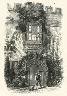 'Gateway into the Garden at St. John's', c1870.