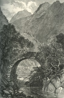 'Pont Aberglaslyn', c1870.