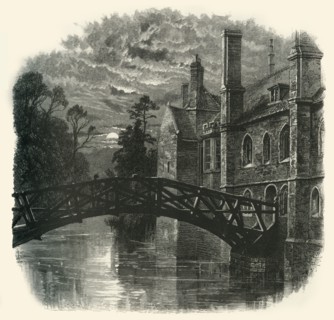'Bridge at Queen's College', c1870.