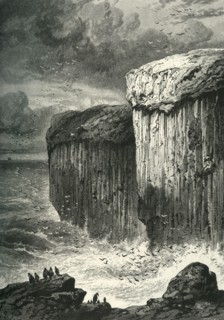 'Fingal's Cave, Staffa', c1870.
