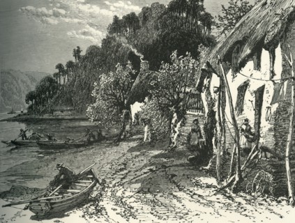 'Dittisham, on the Dart', c1870.