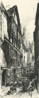 'Street in Dartmouth', c1870.