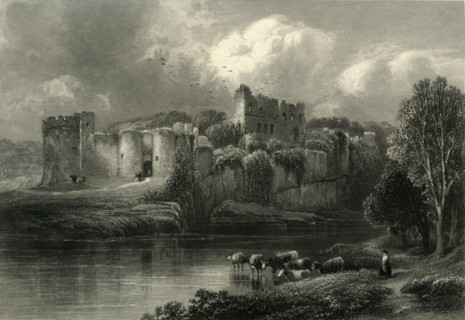 'Chepstow Castle', c1870.