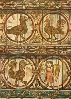 Bestiary ceiling, Metz, France, (1928). Creator: Unknown.