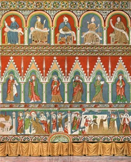 Decoration in Stora Råda Old Church, Västra Götaland, Sweden, (1928). Creator: Unknown.