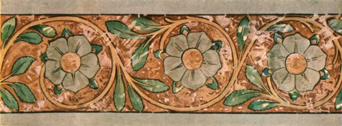 Decoration in the cloister of the collegiate church at Aschaffenburg, Bavaria, Germany, (1928). Creator: Unknown.