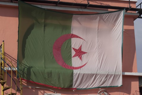 Algeria, Constantine, Algerian flag