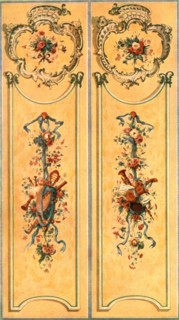 Painted decoration in the New Palace, Potsdam, Germany, (1928). Creator: Unknown.