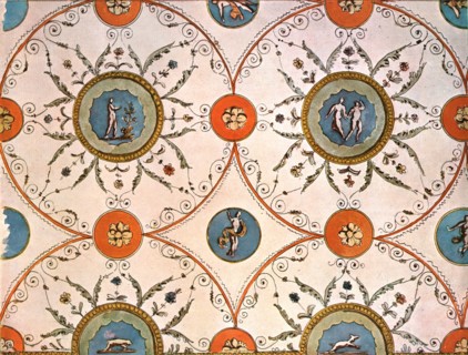 Design for a ceiling-painting, Italy, (1928).  Creator: Unknown.