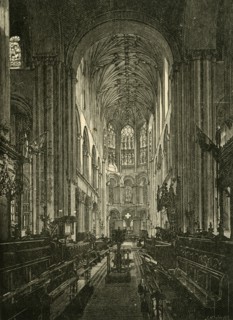 'Norwich Cathedral. The Choir, Looking East', 1898. Creator: Unknown.