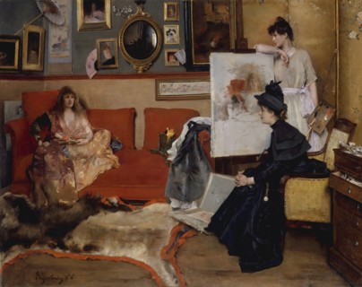 In the Studio, 1888. Creator: Alfred Stevens.