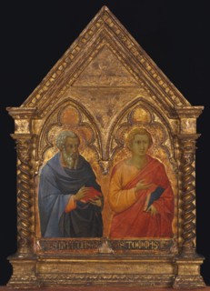 Saints Matthias and Thomas, ca. 1350. Creator: Bartolommeo Bulgarini.