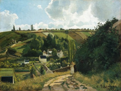 Jalais Hill, Pontoise, 1867. Creator: Camille Pissarro.