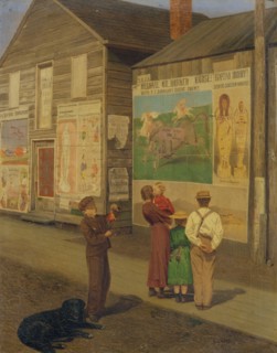 Coming Events Cast Their Shadows Before, 1871. Creator: Charles Caleb Ward.