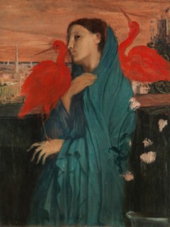 Young Woman with Ibis, 1860-62. Creator: Edgar Degas.