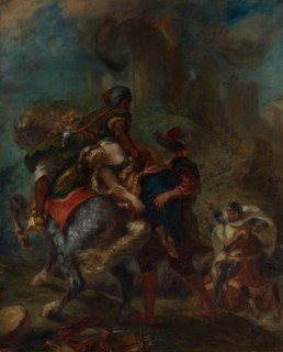 The Abduction of Rebecca, 1846. Creator: Eugene Delacroix.