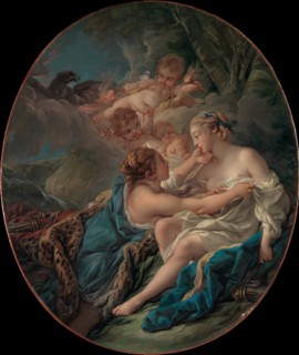 Jupiter, in the Guise of Diana, and Callisto, 1763. Creator: Francois Boucher.