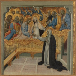 The Mystic Marriage of Saint Catherine of Siena. Creator: Giovanni di Paolo.
