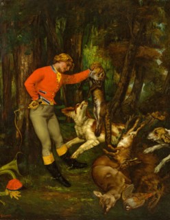 After the Hunt, ca. 1859. Creator: Gustave Courbet.