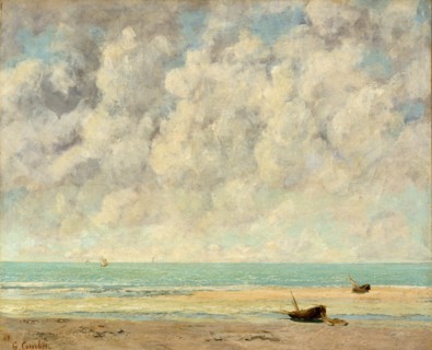 The Calm Sea, 1869. Creator: Gustave Courbet.