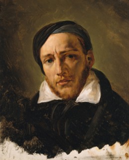 Jean-Louis-André-Théodore Gericault (1791-1824), probably 1822 or 1823. Creator: Émile Jean-Horace Vernet.