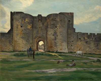 Porte de la Reine at Aigues-Mortes, 1867. Creator: Frédéric Bazille.