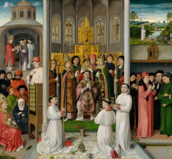 Scenes from the Life of Saint Augustine of Hippo, ca. 1490. Creator: Master of Saint Augustine.