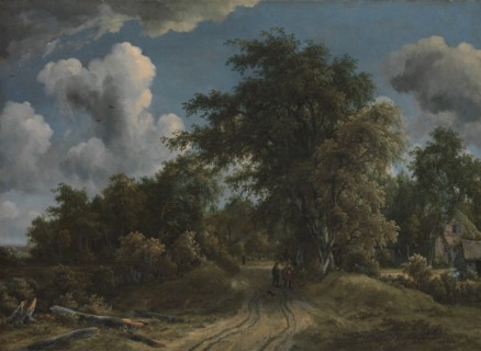 Woodland Road, ca. 1670. Creator: Meindert Hobbema.